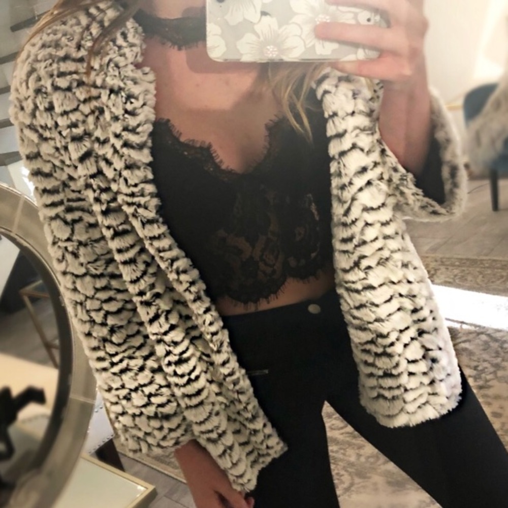 Alfred Dunner Faux Fur Coat